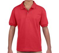 Camisa Polo Jersey Gildan Para Niños 5-12 Años DryBlend 50/50 Poliéster/Algodón