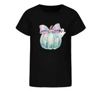 Camisa Polo para niños - Camiseta de Manga Corta con Estampado de Calabaza de Halloween para niños Informal Capa Base para niños cómoda para Uso Diario (Black 3-4 Years)