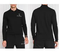 Camisa Polo PHILIPP PLEIN Camiseta De Cuero Con Parche Hexagonal PP Nueva 4XL