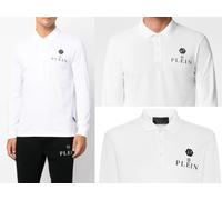 Camisa Polo Philipp Plein Camiseta De Cuero PP Hexágono Nueva XS