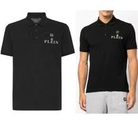 Camisa Polo Philipp Plein Polo Hemd SS Con Parche Logo Top L