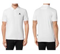 Camisa Polo Philipp Plein Polo Hemd SS Skull Logo T-Shirt Top Ner XL