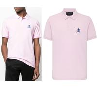 Camisa Polo Philipp Plein SS Con Logo De Calavera Nueva M
