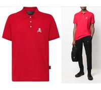 Camisa Polo Philipp Plein SS Con Logo De Calavera Nueva M