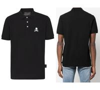 Camisa Polo Philipp Plein SS Con Logo De Calavera Polo T-Shirt Top XXL