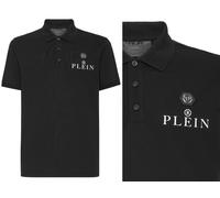 Camisa Polo Philipp Plein SS Con Parche Y Logo T-Shirt Top 2XL