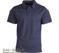 Mil-Tec Táctica Polo, Azul Oscuro, Small Unisex Adulto