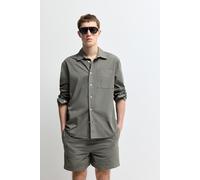 Camisa popelín Lefties Edition KAKI OSCURO S