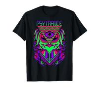 Camisa Psytrance, camisa rave, búho tecno, EDM, Trippy 3rd Eye Camiseta