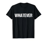 Camisa Que Dice lo Que Sea Camiseta gráfica económica, Hombre, Negro, L