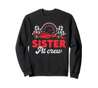 Camisa Race Car Sister Of Birthday para niño, Sister Pit Crew Sudadera