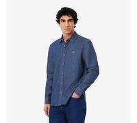 Camisa regular fit en denim índigo claro Hombre Talla 43/44. Color Azul