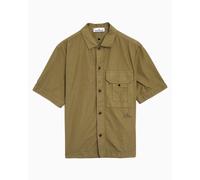 Camisa Relaxed de manga corta Stone Island Nylon Micro Ripstop para hombre Gris XL
