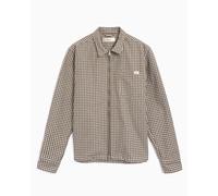 Camisa Relaxed forét Cabin Zip Long Sleeve Shirt para hombre Marrón XL