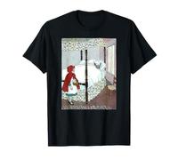 Camisa retro de cuento de hadas-Lobo malo Caperucita Roja Camiseta