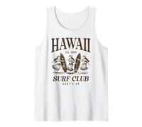 Camisa retro Hawaii Surf Club Hula Girls Surf's Up Camiseta sin Mangas