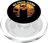 Camisa Retro NO Prob-Llama - Idea de Regalo Vintage de Alpaca Llama PopSockets PopGrip para MagSafe