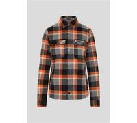 Camisa Rokker Memphis Rider Dama (Gris/Naranja) Talla: L