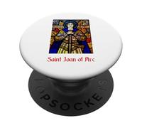 Camisa Santa Juana de Arco Christian Saint PopSockets PopGrip Adhesivo