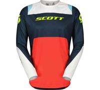 Camisa Scott Evo Race Sail Blue Fast Red MX Cross Enduro Motocross Rojo Azul