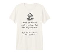 Camisa Shakespeare Much Ado About Nothing Quote I Love You Camiseta Premium