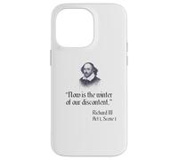 Camisa Shakespeare Richard III Cita de Shakespeare Carcasa para iPhone 14 Pro Max