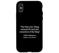 Camisa Shakespeare The Play The Thing Shakespeare Quote Carcasa para iPhone X/XS