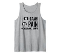 Camisa sin Gluten sin Cereales sin Dolor Enfermedad celíaca Camiseta sin Mangas