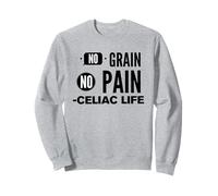 Camisa sin Gluten sin Cereales sin Dolor Enfermedad celíaca Sudadera