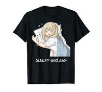 Camisa Sleepy Girl Era - Lindo Anime Manga Kawaii Soft Girl Camiseta