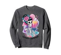 Camisa Spooky Summer Skeleton Floral Sudadera