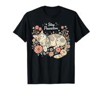 Camisa Stay Pawsitive Cat Lover - Estilo BOHO y Mandala Camiseta