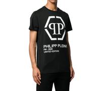 Camisa T-Shirt De Cuello Redondo De Edición Limitada Philipp Plein Oro Nuevo 2XL