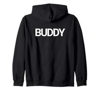 Camisa That Says Buddy - Un diseño Que Dice Amigo Sudadera con Capucha