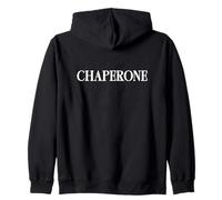 Camisa That Says Chaperone - Un diseño Que Dice chaperona Sudadera con Capucha