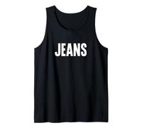Camisa That Says Jeans - Un diseño Que Dice Jeans Camiseta sin Mangas