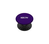 Camisa That Says Meow: un diseño Que Dice Miau PopSockets PopGrip Adhesivo