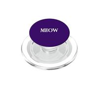 Camisa That Says Meow: un diseño Que Dice Miau PopSockets PopGrip para MagSafe