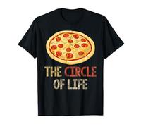 Camisa The Circle of Life para Amantes de la Pizza Camiseta