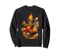 Camisa Tiki Man King of The Grill - Funny Island BBQ Tiki Art Sudadera