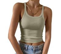 Camisa Tirantes Mujer, Basicas Blanca Verano Camiseta Running Deportivos Tank Top, Tecnica Blanco Deportiva Sujetador Bra Naranja Talla Grande Running Elegantes Camiseta Deporte Mujer Sin Mangas L