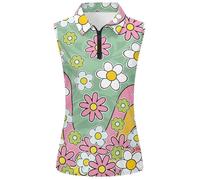 Camisa Tirantes Mujer Top sin Mangas Estampado Casual Diseño Ligero para Uso Diario Mujer Camiseta Sencilla Sin Cuello Verano (Light Green, XL)