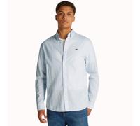 Tommy Jeans Camisa Hombre Linen Blend Regular Fit, Azul (Sweet Blue), M