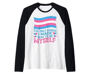 Camisa Trans Pride La única elección Que Hice fue yo Mismo Camiseta Manga Raglan