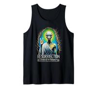Camisa UFO Alien Easter Resurrection Sunday Spiritual Fusion Camiseta sin Mangas
