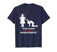 Camisa Under New Management para hombre, despedida de soltero Camiseta