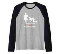 Camisa Under New Management para Hombre, Despedida de Soltero Camiseta Manga Raglan