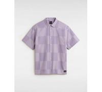 Camisa Vans Hombre Kessler Checkerboard, Manga Corta - E57 (Violeta)