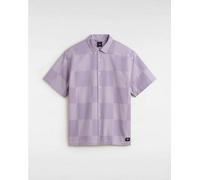 Camisa Vans Hombre Kessler Checkerboard, Manga Corta - E57 (Violeta)