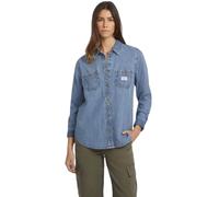 GUESS JEANS Blusa azul denim M azul denim